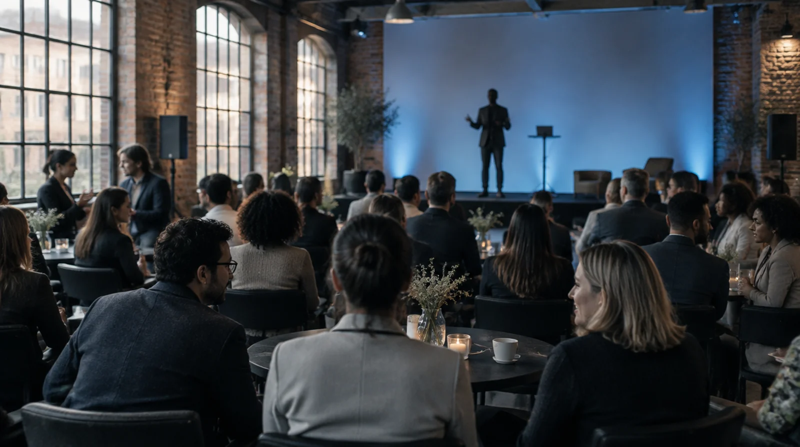 Illustrative business networking event